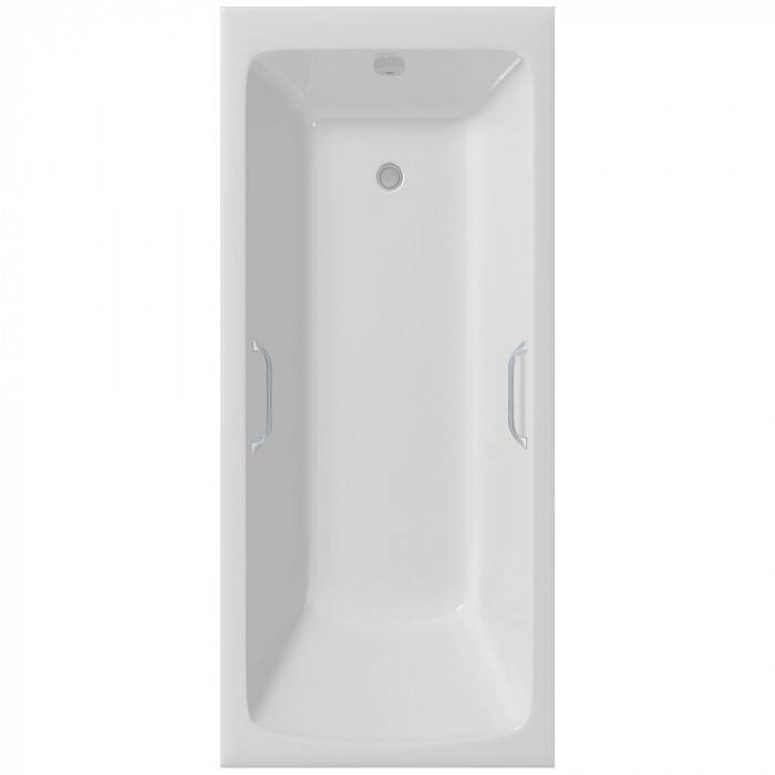Чугунная ванна Delice Camelot DLR230616R 180x80, с отверстиями под ручки, без ножек