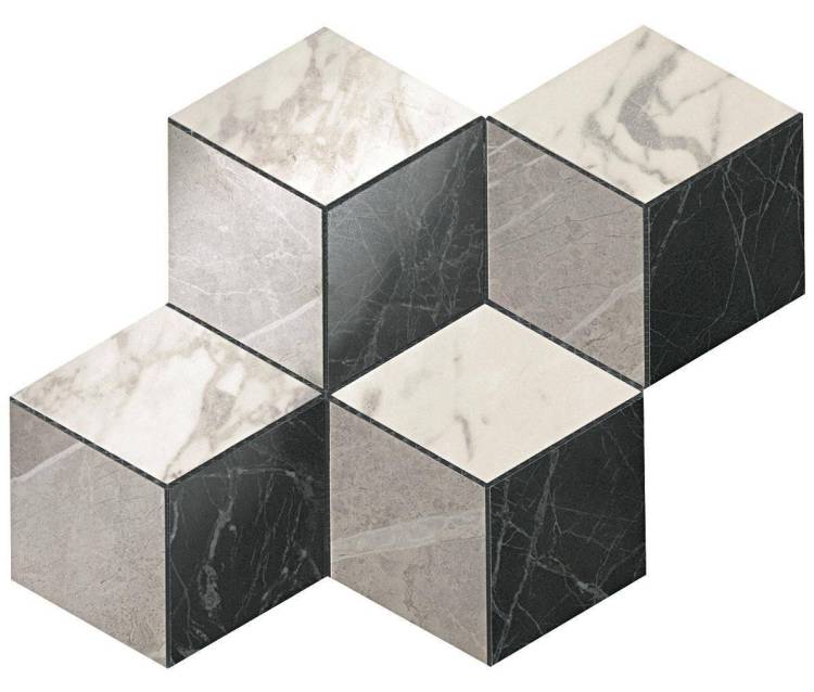 Мозаика Atlas Concorde Marvel Pro ADVQ Mosaico Esagono Multicolor Cold 30x35
