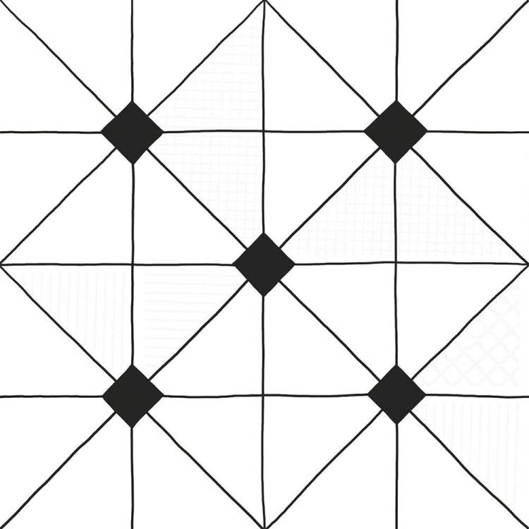 Керамогранит Lasselsberger Ceramics Домино 6032-0434 Декор Геометрия 30x30
