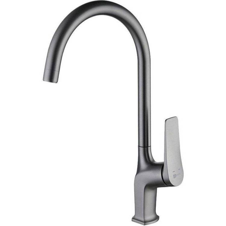 Смеситель для кухни Lemark Bronx LM3705GM графит