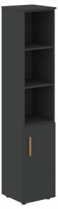 Шкаф комбинированный Skyland Forta 00-07088286 Графит Черный