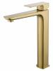 Смеситель для раковины Wonzon & Woghand WW-88239003-BG высокий, брашированное золото