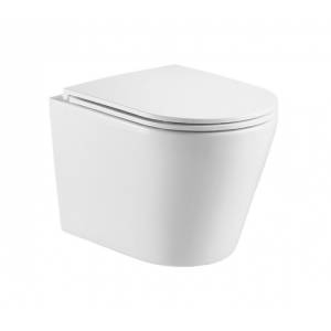Унитаз подвесной Weltwasser Salzbach WW SALZBACH 043 GL-WT 35.5x36.5x51.5 см белый глянцевый