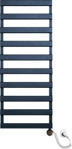Полотенцесушитель электрический Luxrad Scala New 064411 123х50 R, черный, терморегулятор selmo smart