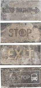 Декор Serenissima Cir New York 1048421 Road Signs Mix Broadway 10x20