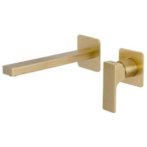 Смеситель для раковины Remer Absolute AU15PLBG брашированное золото