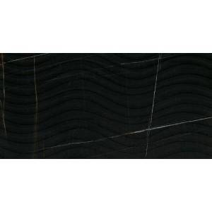 Керамогранит Italgraniti Marble Experience MB04BAO Sahara Noir Sq. Onda 60x120