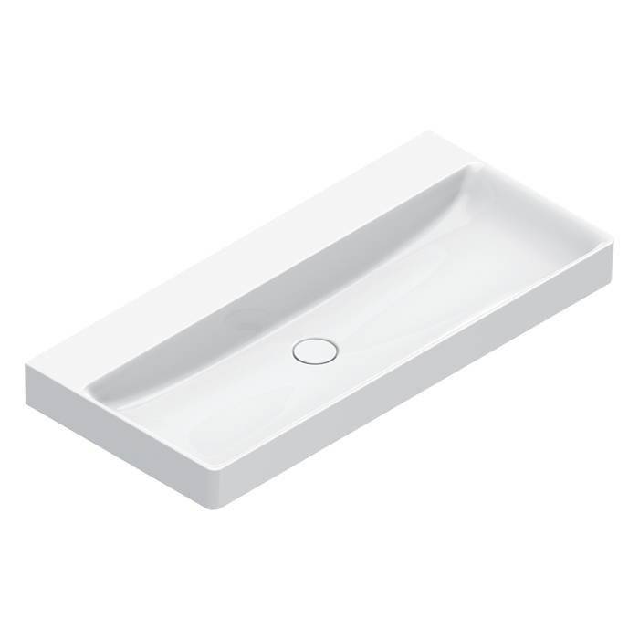 Раковина Catalano Green 421000001 100 см, белая глянцевая