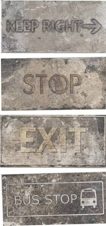 Декор Serenissima Cir New York 1048421 Road Signs Mix Broadway 10x20
