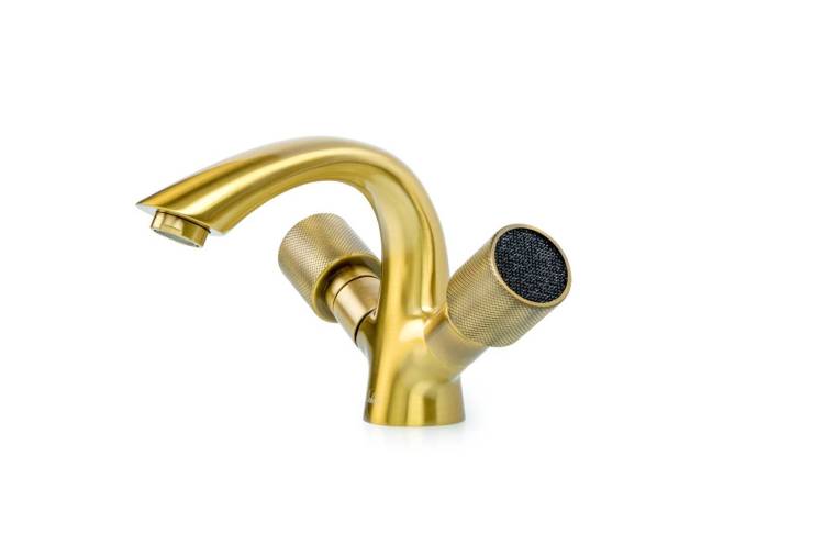 Смеситель для раковины Boheme Royal Crystal black 311-Royal/CRST black бронза