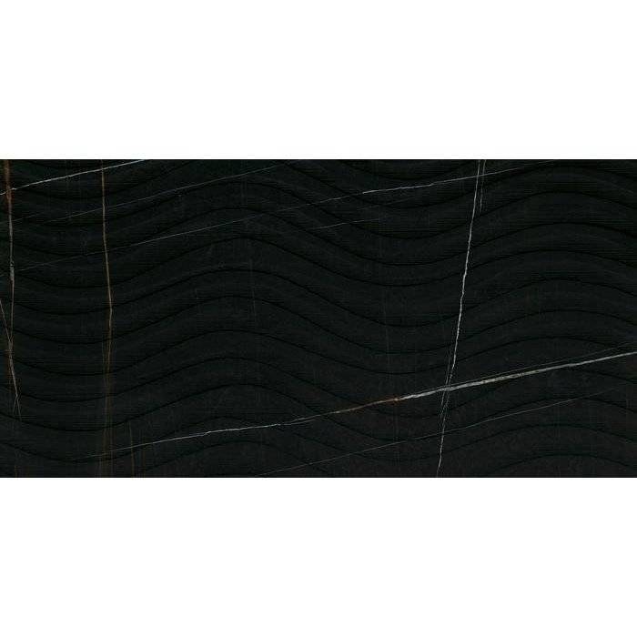 Керамогранит Italgraniti Marble Experience MB04BAO Sahara Noir Sq. Onda 60x120