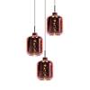 Подвесная люстра Lumina Deco Alacosmo LDP 6811-3 RD R.GD фото 2