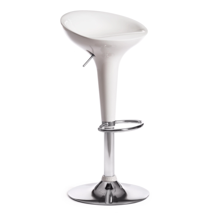 Стул барный Tetchair Nail (mod. KY801) 19771 белый, хром