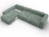 Диван угловой Лига Диванов Лига-066 131218L Зеленый фото 8