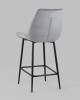 Набор из 2 полубарных стульев Stool Group Флекс AV 405-V12-08 (PP) X2 велютто серый, велюр фото 6