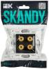 Акустическая розетка IEK Skandy SK-S40-K02 черный фото 6
