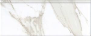 Плинтус Kerama Marazzi Алентежу FMF007R белый матовый обрезной 30x12