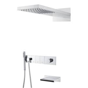 Душевая система Boheme Zodiac 132-2-CR хром, с изливом