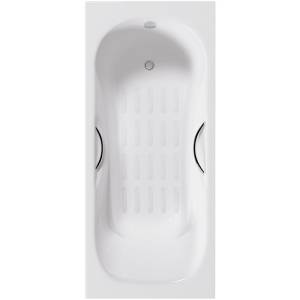 Чугунная ванна Delice Malibu DLR230608R-AS 170x70, с отверстиями под ручки, без ножек