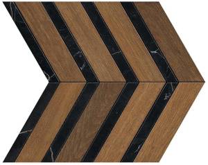 Мозаика Atlas Concorde Heartwood AO3L Brandy Marble Chevron 29.4x28.7