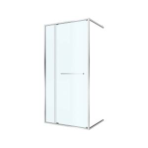 Душевая дверь в нишу Cezares LUX-B-FS-11-100-C-CR профиль хром, стекло прозрачное, 100x195