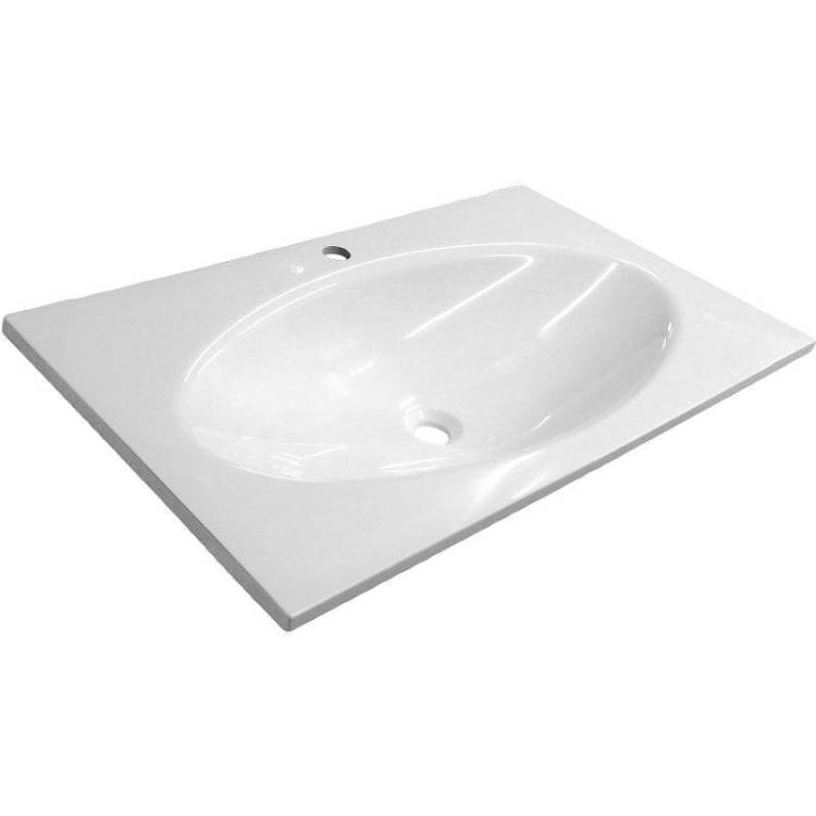 Раковина Эстет Мальта Люкс ФР-00006323 80 см, белая глянцевая