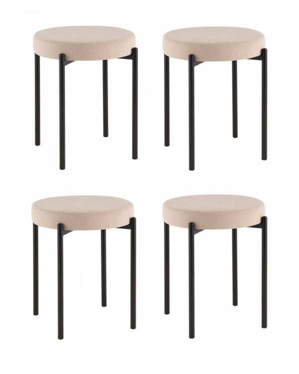 Табурет Stool Group Бриф Original SG005-bmm-C014 X4 бежевый 4 шт