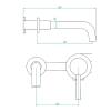 Смеситель для раковины RGW Shower Panels 51140547-01 SP-47 встраиваемый, хром глянцевый фото 4
