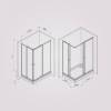 Душевой уголок Am.Pm Sunny W87G-403-12090-BT профиль черный, стекло прозрачное, 120x90 фото 8