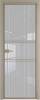 Межкомнатная дверь Profil Doors 2 AX цвет профиля Никель матовый, стекло безопасное 6 мм страйп 800x2000