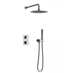 Душевая система AltroBagno Unione 040409 GrMt, с термостатом