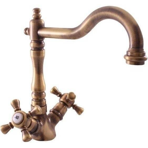 Смеситель для кухни Rav Slezak Morava Retro MK320.5/8SM бронза