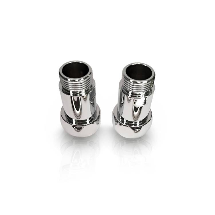 Соединение прямое Luxon 1"x3/4" гайка/штуцер, хром (пара)