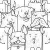 Керамогранит Codicer Oh My Dog White 25x25 фото 2