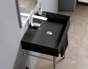 Раковина Scarabeo Teorema 2.0 5105 49 BK 60x46x14.5, черный