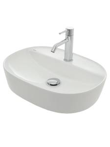 Раковина AQUAme AQM5002 настольная с отверстием под смеситель 505x385x120