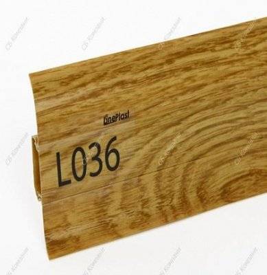 Плинтус LinePlast Дуб магнатский L036 2200x58x22