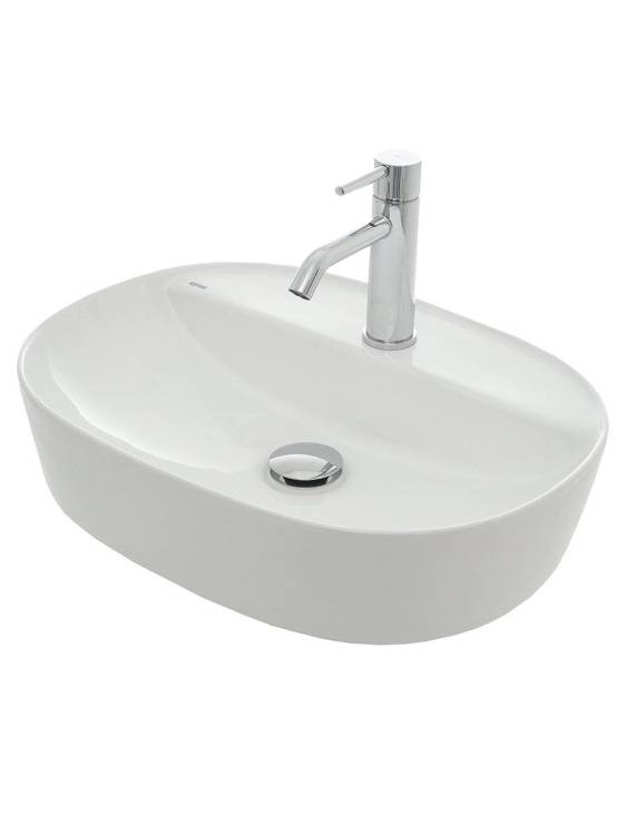Раковина AQUAme AQM5002 настольная с отверстием под смеситель 505x385x120