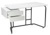 Компьютерный стол Woodville Desk 11838 Черный / Белый фото 3