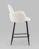Стул полубарный Stool Group Wave Stripes VB006-2 0917-0006/Fl-100 seat DUAL белый, букле фото 5