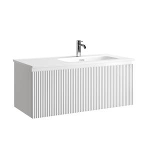Тумба с раковиной Sancos Snob R 1.0 правая, Bianco, 100x42.6
