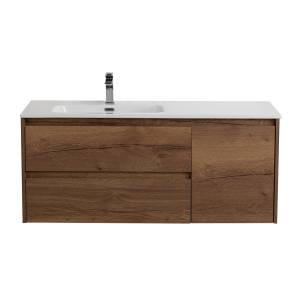 Тумба под раковину BelBagno KRAFT-1000-2C-1A-SO-RT-L Rovere Tabacco, 100x50x46