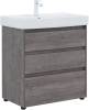 Тумба с раковиной Aquanet Nova Lite 00302473 75 дуб рошелье, 3 ящика