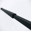 Душевая перегородка Niagara Nova NG-582-90BLACK профиль черный матовый, стекло белый градиент, 90x200 фото 7