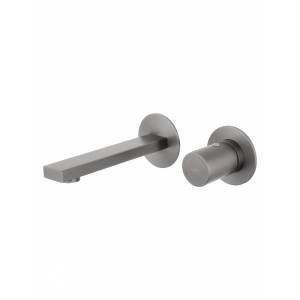 Смеситель для раковины Wonzon & Woghand WW-105-BGG встраиваемый, темный графит