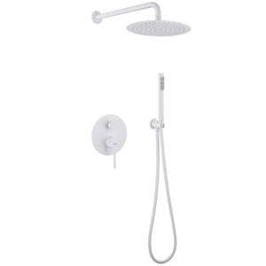 Душевая система Abber Emotion AF8818W белая матовая