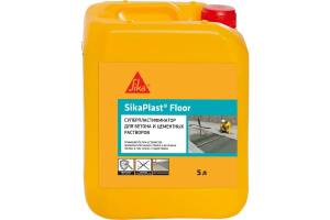 Добавка суперпластификатор для бетона и стяжек Sika Sikaplast Floor 5 л