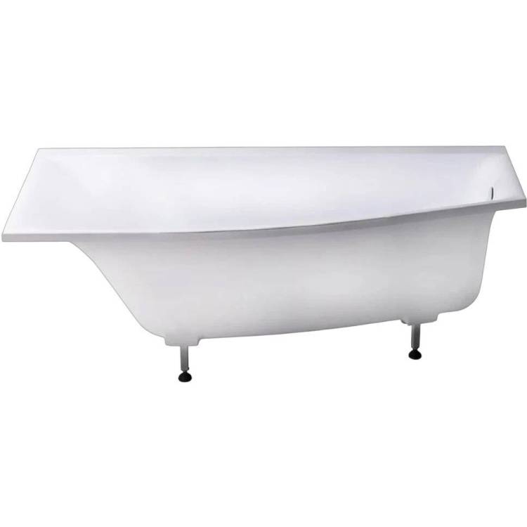 Ванна из искусственного камня Астра-Форм Скат Solid Surface 01010082 170x75 левая, белая матовая