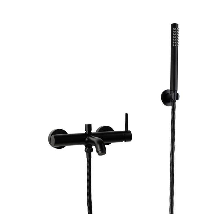 Смеситель для ванны Filarete Roun FL2120BL черный
