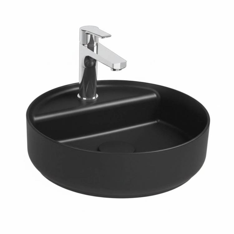 Раковина Isvea Infinity 10NF65042SV-2N 35 см, черная матовая